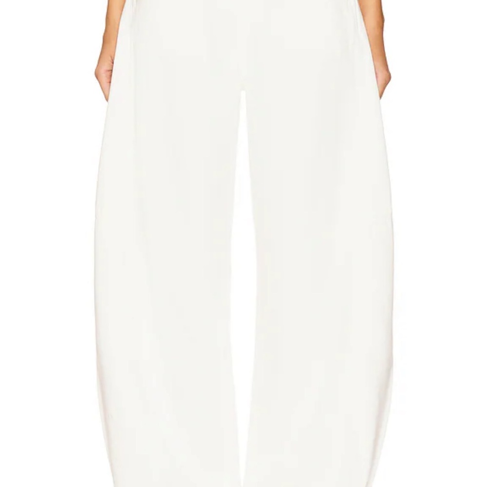 GRLFRND White Wide Leg Pants